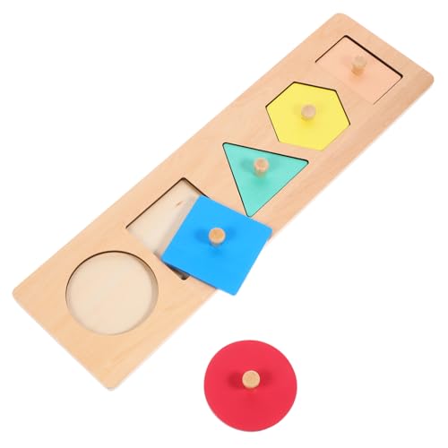 CLISPEED Montessori Holz Puzzle Geometrische Formen Steckspiel Lernspielzeug Fördert Feinmotorik und Farberkennung für Kleinkinder Ab Jahren CLISPEED Montessori Holz Puzzle Geometrische Formen Steckspiel Lernspielzeug Fördert Feinmotorik und Farberkennung für Kleinkinder Ab Jahren von CLISPEED