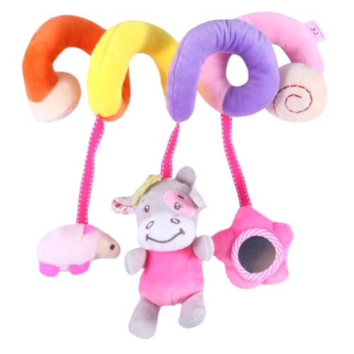CLISPEED Multifunktionale Babywagen Spirale Rassel mit Klingel Weiches Plüschspielzeug für Kinderwagen Autositz und Kinderbett Buntes Greifspielzeug Entdeckungslust Leichte Befestigung CLISPEED Multifunktionale Babywagen Spirale Rassel mit Klingel Weiches Plüschspielzeug für Kinderwagen Autositz und Kinderbett Buntes Greifspielzeug Entdeckungslust Leichte Befestigung von CLISPEED