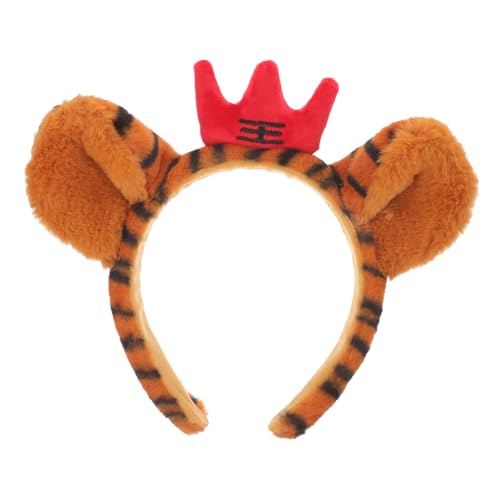 CLISPEED Niedliches Tiger Ohr Haarband Damen Animal Ear Stirnband für Party Karneval Fasching Kostüm Zubehör Stilvoll Vielseitig für Kreative Frisuren und Alltag Geeignet CLISPEED Niedliches Tiger Ohr Haarband Damen Animal Ear Stirnband für Party Karneval Fasching Kostüm Zubehör Stilvoll Vielseitig für Kreative Frisuren und Alltag Geeignet von CLISPEED