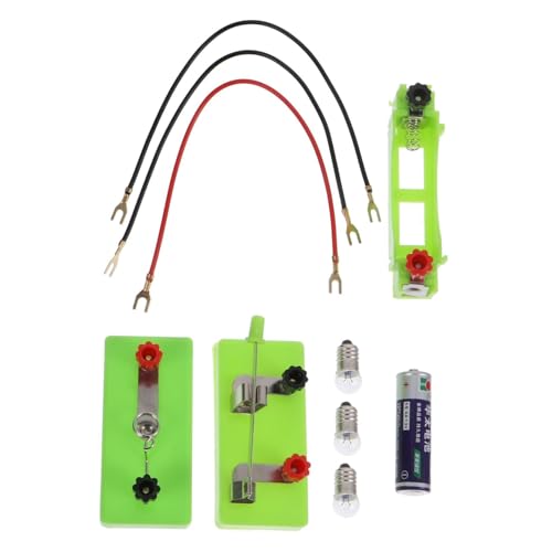 CLISPEED Physik Experimentierkasten Lampenhalter Light Base Elektronik Lernset für Grundschule DIY Experiment Elektrizitätsunterricht Zubehör CLISPEED Physik Experimentierkasten Lampenhalter Light Base Elektronik Lernset für Grundschule DIY Experiment Elektrizitätsunterricht Zubehör von CLISPEED