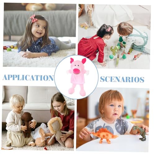 CLISPEED Plüsch Tier Handpuppe Schwein Interaktive Kuscheltier Handpuppe für Geschichten Erzählen Kreatives Rollenspiel und Familienunterhaltung Weiches Cartoon Stofftier CLISPEED Plüsch Tier Handpuppe Schwein Interaktive Kuscheltier Handpuppe für Geschichten Erzählen Kreatives Rollenspiel und Familienunterhaltung Weiches Cartoon Stofftier von CLISPEED