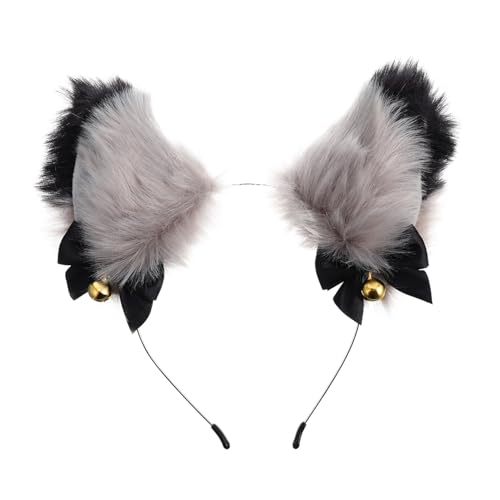 CLISPEED Plüsch fuchsohren Haarreif mit Goldenen Glöckchen Kuscheliges Stirnband für Party Cosplay und Festlichkeiten Verstellbar Weiches Material Geschenk für Damen und Mädchen CLISPEED Plüsch fuchsohren Haarreif mit Goldenen Glöckchen Kuscheliges Stirnband für Party Cosplay und Festlichkeiten Verstellbar Weiches Material Geschenk für Damen und Mädchen von CLISPEED