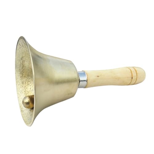 CLISPEED Rassel Holzgriff Handglocke mit Sanftem Babyspielzeug SEH und Greifmotorik Ab Geburt Geschenkidee CLISPEED Rassel Holzgriff Handglocke mit Sanftem Babyspielzeug SEH und Greifmotorik Ab Geburt Geschenkidee von CLISPEED