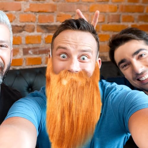 CLISPEED Realistischer Fake Vollbart mit Seitenschläfen für Halloween Kostüm Party Zubehör Herren Karneval Fasching Verkleidung CLISPEED Realistischer Fake Vollbart mit Seitenschläfen für Halloween Kostüm Party Zubehör Herren Karneval Fasching Verkleidung von CLISPEED