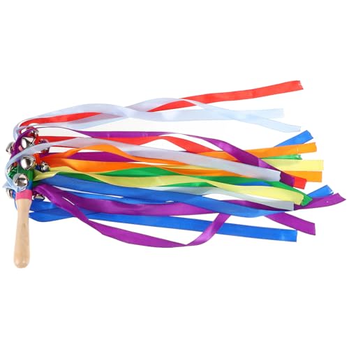 CLISPEED Regenbogen Tanzbänder Mit Glocken Rhythmische Gymnastik-bänder Für Holzgriff Farbenfrohe Seidenbänder Für Outdoor-aktivitäten Und Fröhliches Spielen CLISPEED Regenbogen Tanzbänder Mit Glocken Rhythmische Gymnastik-bänder Für Holzgriff Farbenfrohe Seidenbänder Für Outdoor-aktivitäten Und Fröhliches Spielen von CLISPEED
