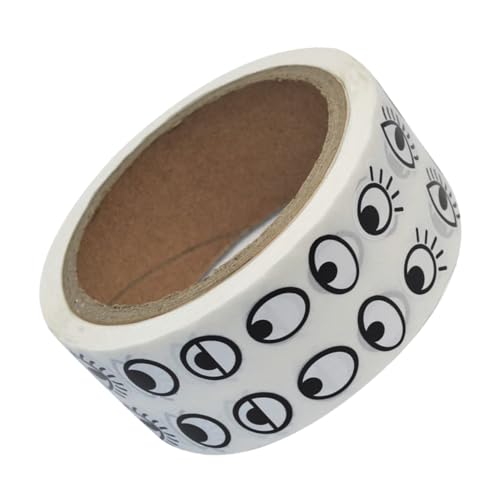 CLISPEED Schwarz Weiße Augenaufkleber Selbstklebend Rolle Langlebig Haftend Vielseitig für Basteln Scrapbooking DIY Kreative Augenmotive und Dekorationen für Kunsthandwerk und CLISPEED Schwarz Weiße Augenaufkleber Selbstklebend Rolle Langlebig Haftend Vielseitig für Basteln Scrapbooking DIY Kreative Augenmotive und Dekorationen für Kunsthandwerk und von CLISPEED