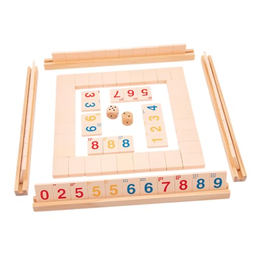 CLISPEED Shut The Box Holz Brettspiel für Erwachsene Spieler Interaktives Zahlenspiel Lernspiel Partyspiel Familienspiel aus Holz CLISPEED Shut The Box Holz Brettspiel für Erwachsene Spieler Interaktives Zahlenspiel Lernspiel Partyspiel Familienspiel aus Holz von CLISPEED