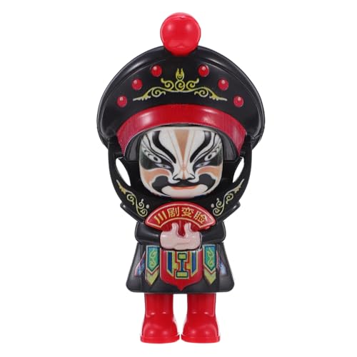 CLISPEED Sichuan Oper Gesichtswechsel Puppe Handbemalt Kulturelle Chinesische Oper Sammelfigur für Festival Geschenk Traditionelle Kunst Dekoration CLISPEED Sichuan Oper Gesichtswechsel Puppe Handbemalt Kulturelle Chinesische Oper Sammelfigur für Festival Geschenk Traditionelle Kunst Dekoration von CLISPEED