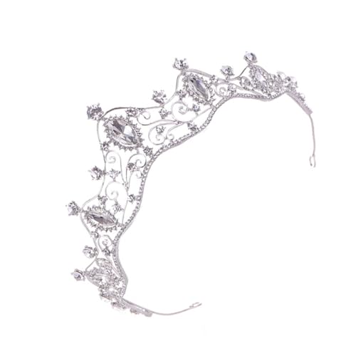 CLISPEED Silbernes Stirnband für Mädchen Geburtstagskopfputz Party Haarschmuck Prinzessin Fotorequisit Bühnenauftritt CLISPEED Silbernes Stirnband für Mädchen Geburtstagskopfputz Party Haarschmuck Prinzessin Fotorequisit Bühnenauftritt von CLISPEED