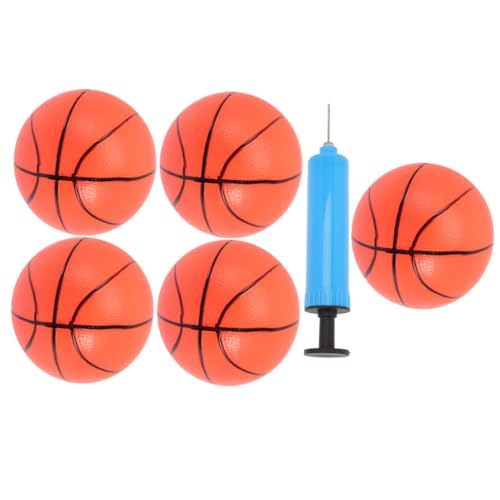 CLISPEED Teiliges Mini Basketball Aufblasbare Bälle mit Pumpe Leichte Sports Spielzeuge für Drinnen und Draußen Bouncy Pool Basketball Toys für Kindergeburtstag und Eltern Junge CLISPEED Teiliges Mini Basketball Aufblasbare Bälle mit Pumpe Leichte Sports Spielzeuge für Drinnen und Draußen Bouncy Pool Basketball Toys für Kindergeburtstag und Eltern Junge von CLISPEED