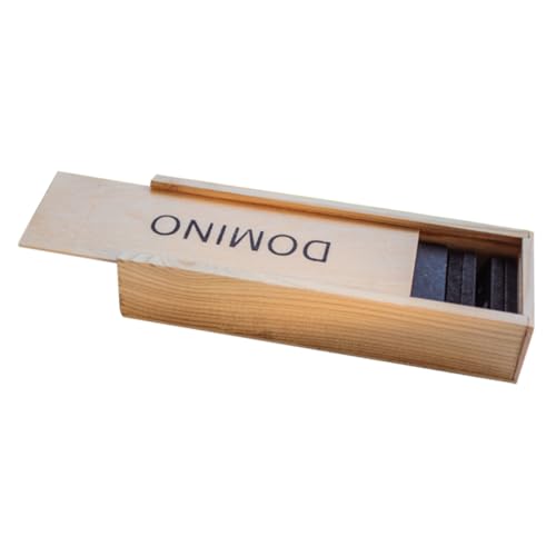 CLISPEED Teiliges Schwarzes Domino Spiel aus Holz Stapelbares Lernspielzeug für Sicheres Material Eleganter Holzbox mit Schiebefach Geeignet für Familienspiele und Spielerisches CLISPEED Teiliges Schwarzes Domino Spiel aus Holz Stapelbares Lernspielzeug für Sicheres Material Eleganter Holzbox mit Schiebefach Geeignet für Familienspiele und Spielerisches von CLISPEED