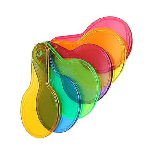 CLISPEED Transparente Farbfilter Platten Teiliges aus Robustem Abs Kunststoff Farbige Optik Lernspielzeuge für Physikunterricht Farblehre und Leuchttisch Experimente CLISPEED Transparente Farbfilter Platten Teiliges aus Robustem Abs Kunststoff Farbige Optik Lernspielzeuge für Physikunterricht Farblehre und Leuchttisch Experimente von CLISPEED