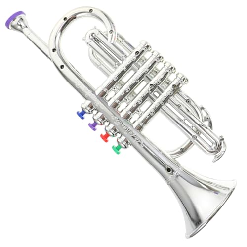 CLISPEED Trompete Simulation Musikinstrument Lernspielzeug Leicht und Langlebig für Frühe Musikalische für Mädchen und Jungen CLISPEED Trompete Simulation Musikinstrument Lernspielzeug Leicht und Langlebig für Frühe Musikalische für Mädchen und Jungen von CLISPEED