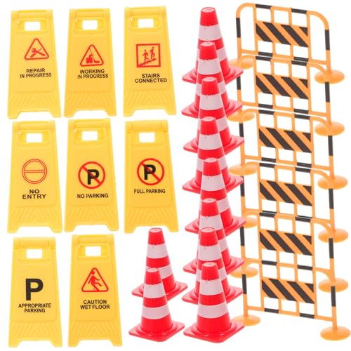 CLISPEED Verkehrsschilder Spielset Teilig aus Hochwertigem Kunststoff Farbenfrohe Miniatur Straßenschilder und Verkehrskegel Pädagogisches Lernspielzeug Farberkennung und CLISPEED Verkehrsschilder Spielset Teilig aus Hochwertigem Kunststoff Farbenfrohe Miniatur Straßenschilder und Verkehrskegel Pädagogisches Lernspielzeug Farberkennung und von CLISPEED