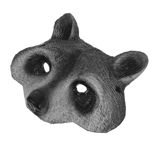 CLISPEED Vintage Waschbär Maske Halloween Tierkostüm Halbgesichtsmaske aus PU Schaum Atmungsaktiv und für Karneval Maskerade Party Cosplay CLISPEED Vintage Waschbär Maske Halloween Tierkostüm Halbgesichtsmaske aus PU Schaum Atmungsaktiv und für Karneval Maskerade Party Cosplay von CLISPEED