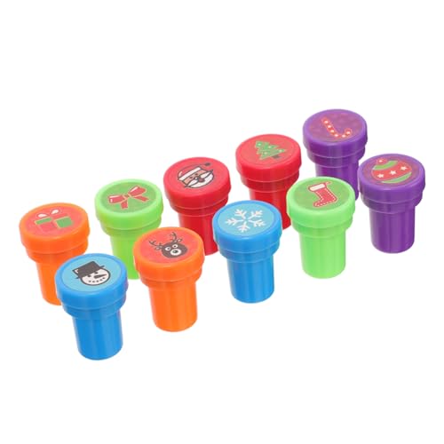 CLISPEED Weihnachtliche Kinderstempel Kreative DIY Stempelspielzeuge aus Sicherem PP und PVC Vielseitig für Scrapbooking Basteln und Geschenkideen Langlebig und Farbenfroh für Jungen und CLISPEED Weihnachtliche Kinderstempel Kreative DIY Stempelspielzeuge aus Sicherem PP und PVC Vielseitig für Scrapbooking Basteln und Geschenkideen Langlebig und Farbenfroh für Jungen und von CLISPEED