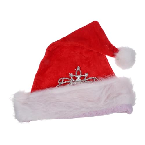 CLISPEED Weihnachtsmütze Plüsch Santa Hut Unisex Weihnachtsmann Mütze Weicher Leichter Festliche Kopfbedeckung für Weihnachts und Silvesterparty Wiederverwendbar und Komfortabel CLISPEED Weihnachtsmütze Plüsch Santa Hut Unisex Weihnachtsmann Mütze Weicher Leichter Festliche Kopfbedeckung für Weihnachts und Silvesterparty Wiederverwendbar und Komfortabel von CLISPEED