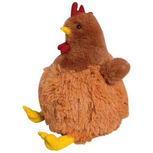 CLIUNT Huhn Kuscheltier, Simuliertes Tier Huhn Plüschtie, Kuscheltier Hahn, Huhn Plüschspie, Plüsch Huhn für Geburtstage und besondere Anlässe CLIUNT Huhn Kuscheltier, Simuliertes Tier Huhn Plüschtie, Kuscheltier Hahn, Huhn Plüschspie, Plüsch Huhn für Geburtstage und besondere Anlässe von CLIUNT