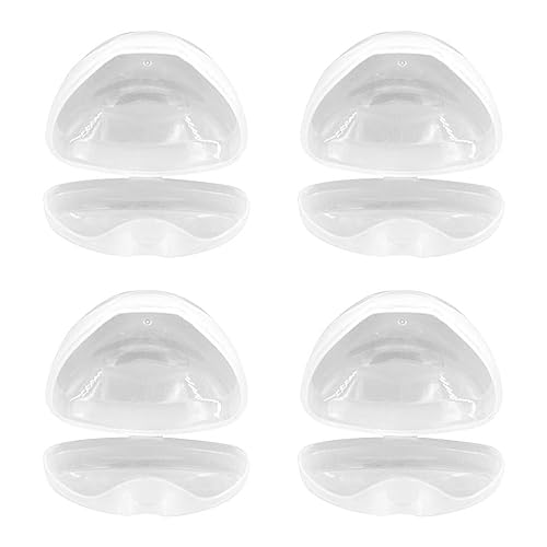 CLSSLVVBN 4pcs Baby Schnuller Halter Behälter Schnuller Kasten verschleißfester Mann getragener transparenter Speicher Schnuller Kasten Schild von CLSSLVVBN