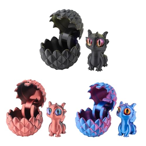 CMANLNYK 3D Gedrucktes Drachen Ei – Präzise Nachgebautes Drachen Ei Und Kleiner Drache, Sicheres Und Spielstarkes Material, Kreatives Spielzeug Und Dekoration, Überraschungseier für Kinder CMANLNYK 3D Gedrucktes Drachen Ei – Präzise Nachgebautes Drachen Ei Und Kleiner Drache, Sicheres Und Spielstarkes Material, Kreatives Spielzeug Und Dekoration, Überraschungseier für Kinder von CMANLNYK