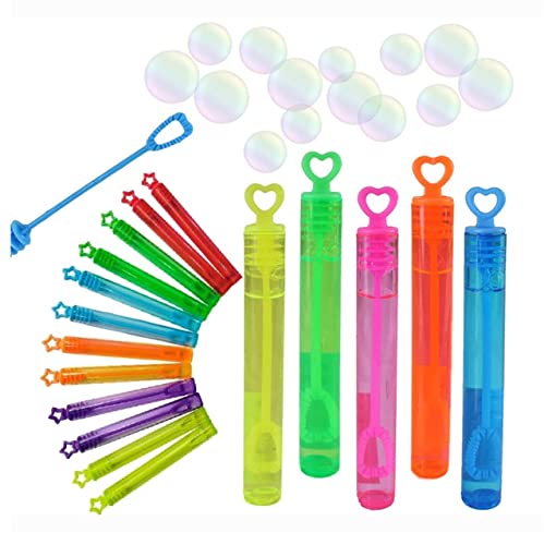 CMC imports 40 x Seifenblasen Stab Mitgebsel Gastgeschenk give Away Mitbringsel Mini Bubble Spielzeug Kindergeburtstag für Mädchen & Jungen Hochzeit von CMC imports