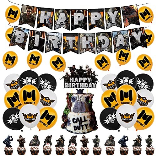 Deko Geburtstag Call of Duty Geburtstag Deko Call of Duty Luftballons Call of Duty Geburtstag Luftballons Call of Duty Party Deko Call of Duty Geburtstagsdeko Call of Duty Girlande Kuchendeckel von CMDXBD