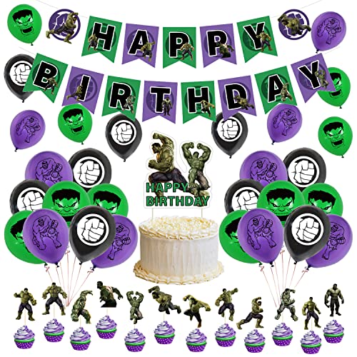 Deko Geburtstag Hulk Geburtstag Deko Hulk Luftballons Hulk Geburtstag Luftballons Hulk Party Deko Hulk Geburtstagsdeko Hulk Geburtstag Girlande Hulk Kuchendeckel von CMDXBD