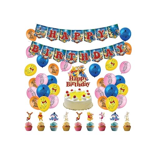 Deko Geburtstag Geburtstag Deko Luftballons Geburtstag Luftballons Party Deko Geburtstagsdeko Girlande Kuchendeckel von CMDXBD