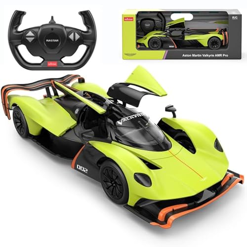 Aston Martin Valkyrie AMR Pro Ferngesteuertes Auto Spielzeug, Maßstab 1:14, Offiziell Lizenziert, Hellgrün – Perfektes On-Road RC-Auto für Jungen und Mädchen Aston Martin Valkyrie AMR Pro Ferngesteuertes Auto Spielzeug, Maßstab 1:14, Offiziell Lizenziert, Hellgrün – Perfektes On-Road RC-Auto für Jungen und Mädchen von CMJ RC CARS