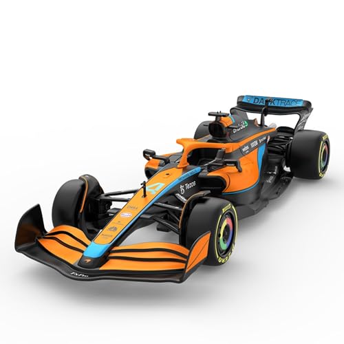 CMJ RC CARS McLaren F1 MMCL36 Modellauto aus Druckguss – Offiziell lizenziert, Maßstab 1:24, 2022 Emilia Romagna GP Metall-Display F1 Replik von CMJ RC CARS