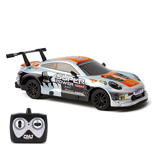 CMJ RC CARS Road Rebel Orange Outlaw: Ferngesteuertes Spielzeugauto im Maßstab 1:24, aufregender Spaß für Kinder und Erwachsene von CMJ RC CARS