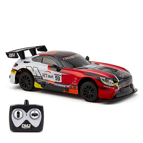 CMJ RC CARS Road Rebel Redline Racer: Erstes ferngesteuertes Spielzeugauto im Maßstab 1:24, aufregender Rennspaß für Kinder und Bastler von CMJ RC CARS