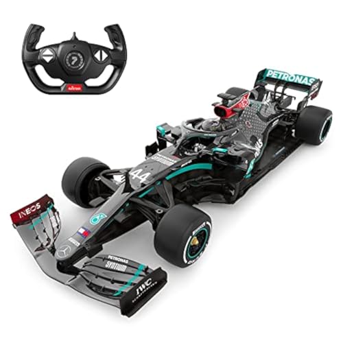 Mercedes F1 RC Auto AMG F1 W11 EQ (Skala 1:12) 2,4GHz Ferngesteuertes Auto - Offiziell lizenziert - Lewis Hamilton & George Russell. Ideal für Kinder, Jungen und Erwachsene. von CMJ RC CARS