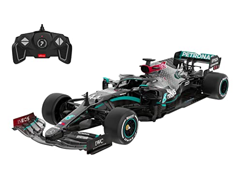 Mercedes F1 RC Auto AMG F1 W11 EQ (Skala 1:18) 2,4GHz Ferngesteuertes Auto - Offiziell lizenziert - Lewis Hamilton & George Russell. Ideal für Kinder, Jungen und Erwachsene. von CMJ RC CARS