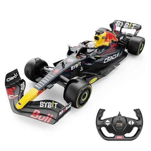 Oracle Red Bull Racing F1 RC Ferngesteuertes Auto RB18 (Maßstab 1:12) 2,4 GHz Ferngesteuertes Auto Offiziell Lizensiertes RB Auto - Überleben im Rennen von CMJ RC CARS