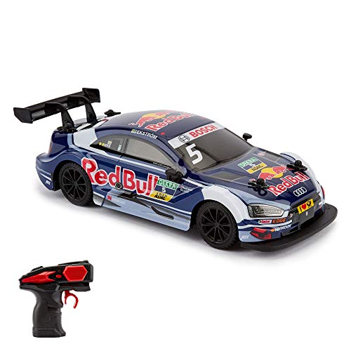 CMJ RC CARS Audi RS5 DTM, offiziell Lizenziertes ferngesteuertes Auto im Maßstab 1:24 2,4 GHz Red Bull (1:24 Audi DTM) von CMJ RC CARS