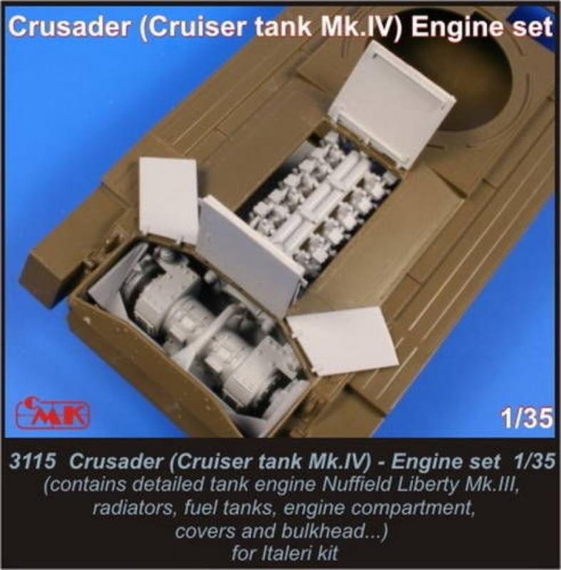 Crusader (Cruiser tank Mk.IV) - Engine set von CMK