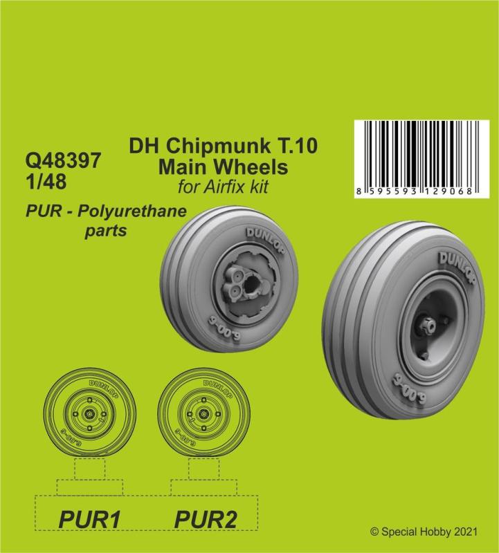 DH Chipmunk T.10 - Main Wheels von CMK