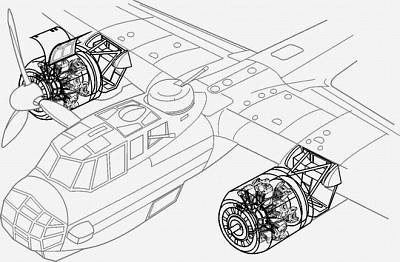 Do 217 - Motor set von CMK