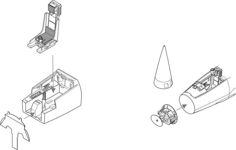 F-104G Starfighter - Interior set [Revell] von CMK