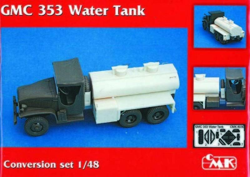 GMC 353 Water tank - Conversion set von CMK