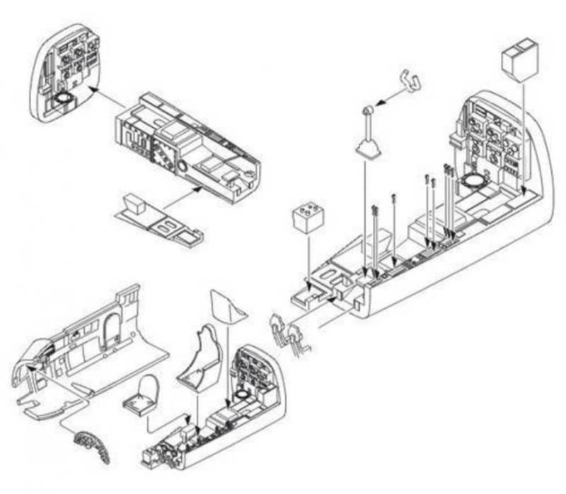 Junkers Ju 88 A - Interior set [Revell] von CMK