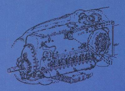 Messerschmitt Bf 109 E - Motor set von CMK