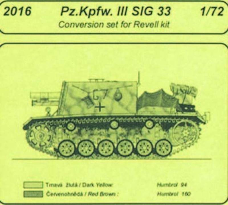 Pz.Kpfw. III SIG 33 - Conversion set [Revell] von CMK