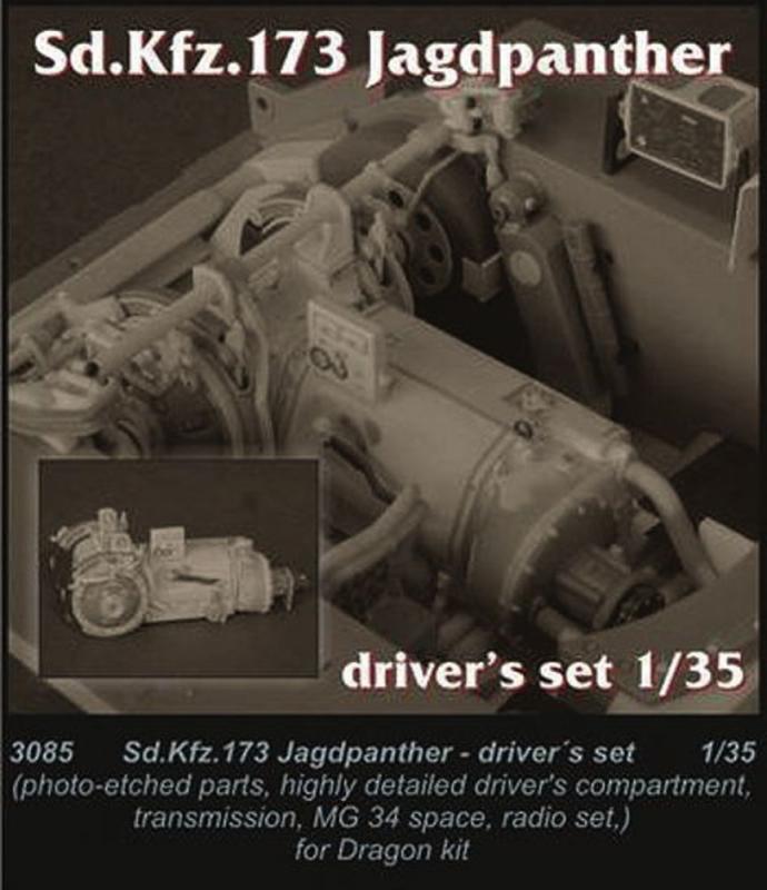 Sd.Kfz. 173 Jagdpanther - Driver set von CMK