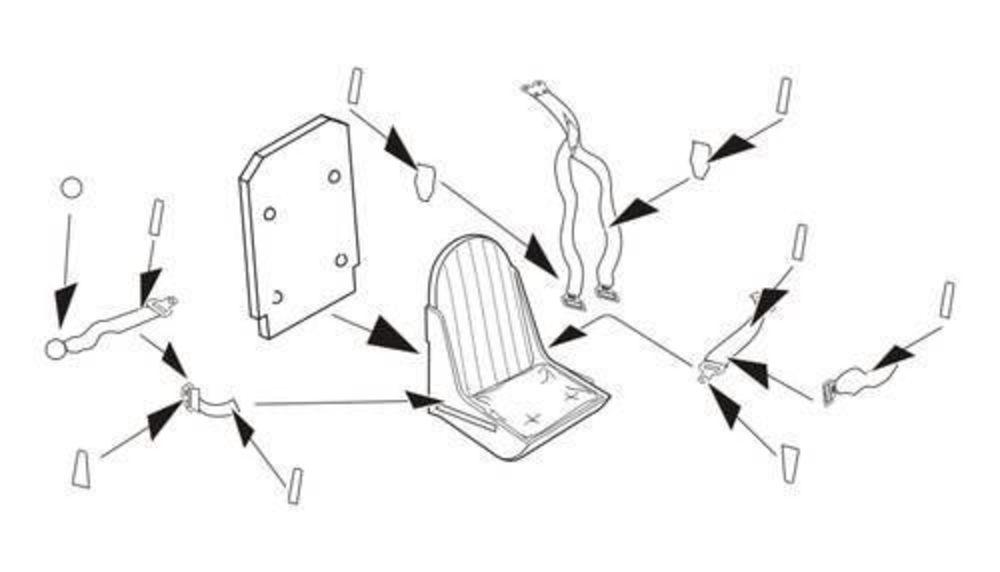Seafire FR.47 - Seat with harness von CMK