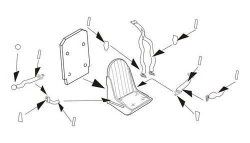 Seafire FR.47 - Seat with harness von CMK