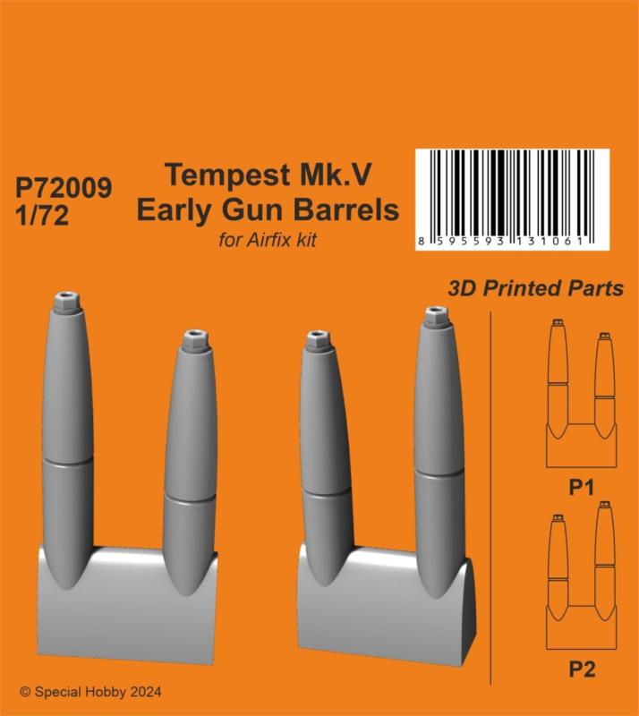 Tempest Mk.V - Early Gun Barrels von CMK