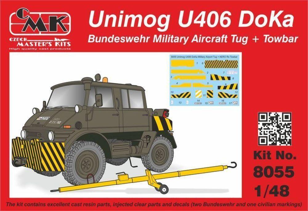 Unimog U406 DoKa Military Airport Tug + Towbar von CMK