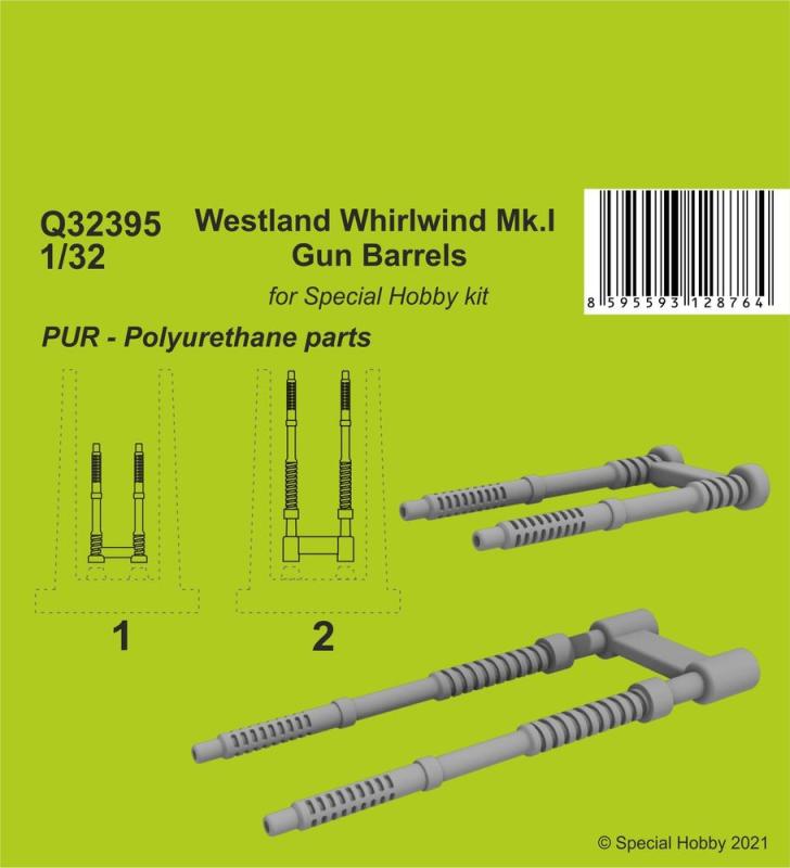 Westland Whirlwind Mk.I Gun Barrels von CMK